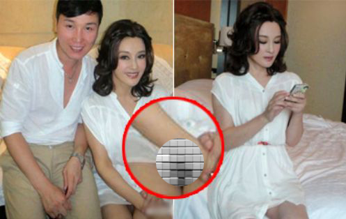 发现图片中刘晓庆疑似<em>没有穿内裤</em>