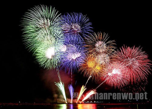 2016放烟花作文欣赏 感受春节的喜庆气氛 - 高